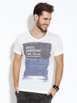 T-shirt malha botonê Basic Adventure BASIC 001